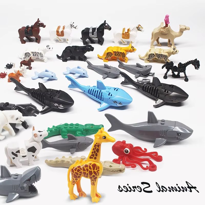 Marine Zoo - MOC 2025 Nuovo 1PCS Stampato Animali