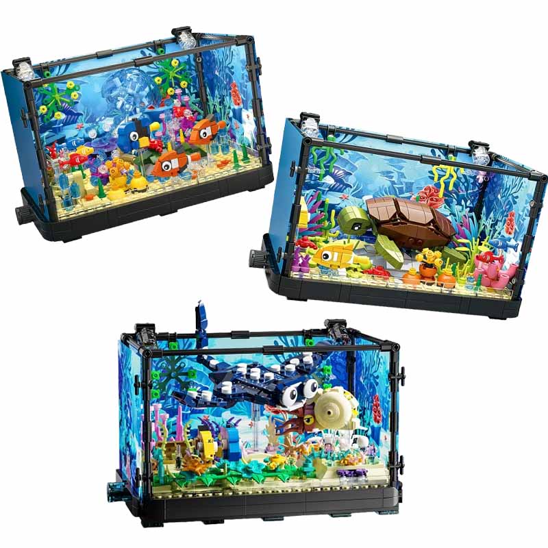 Marine Aquarium Cube - Set di blocchi da costruzione per