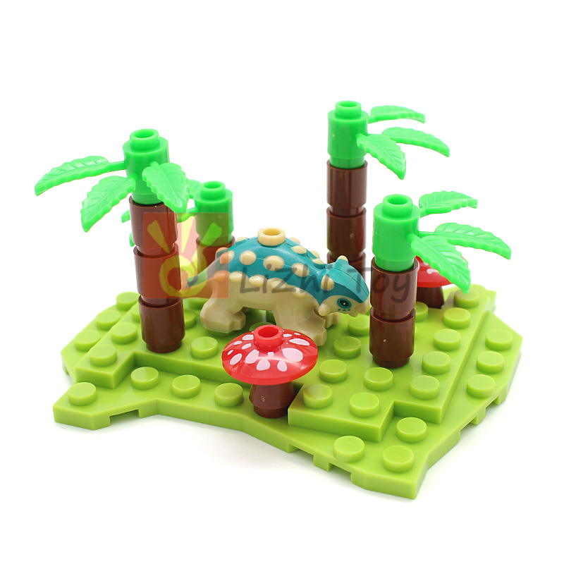 Marine Zoo - MOC 67443pb02 Dinosauro Bambino Ankylosaurus Building