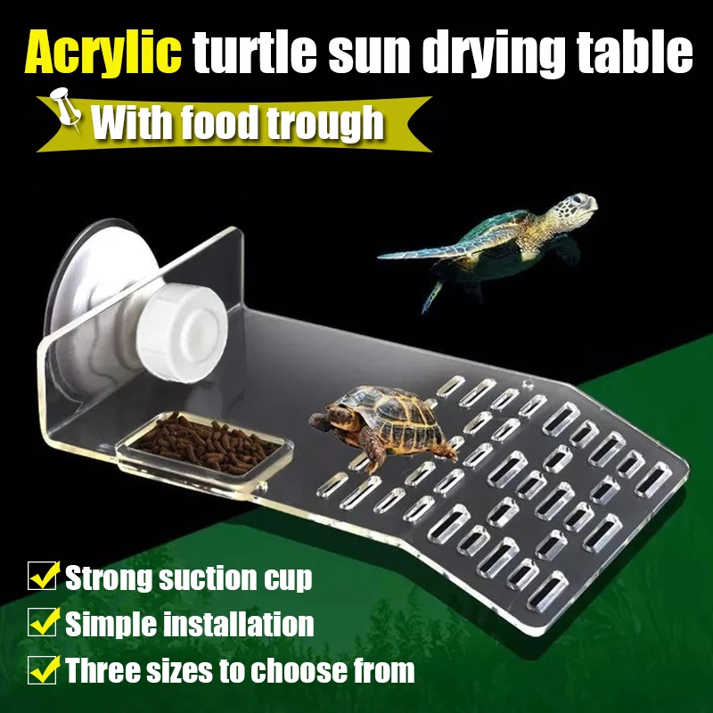 Aquarium Innovative Marine - 1PC S/M/L Formato Tartaruga Piattaforma Galleggiante