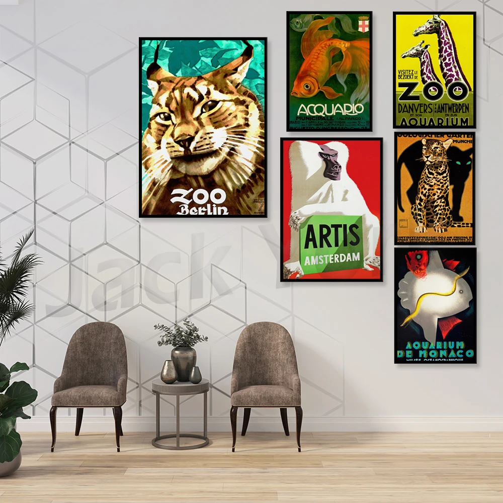 Marine Zoo - Amsterdam Zoo Monaco, poster di viaggio