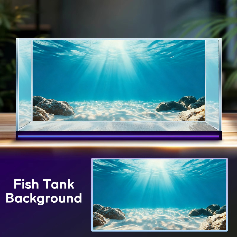 Marine Aquarium Glue - Sabbia Blu Trasparente, Decorazione per Acquario,