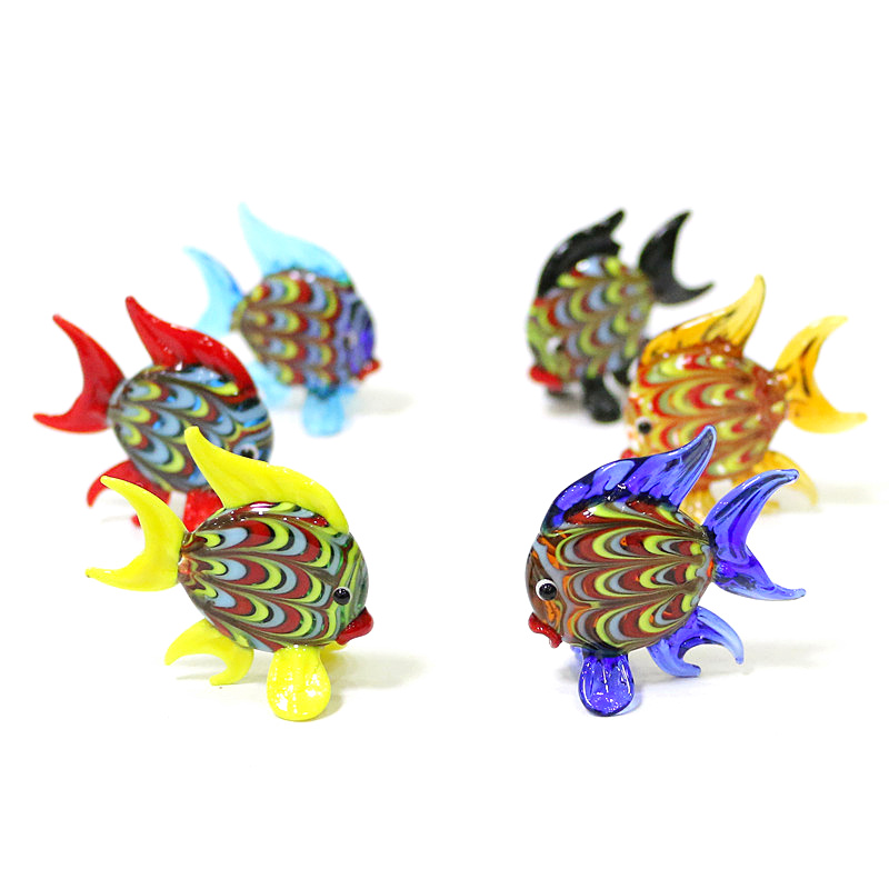 Aquarium Innovative Marine - Mini figurine colorate di pesci tropicali