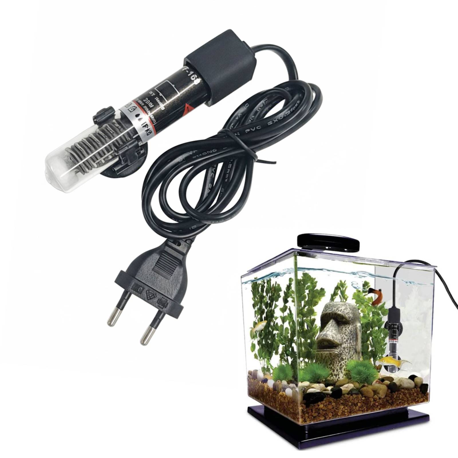 Marine Aquarium Nano - Mini riscaldatore per acquario sommergibile per