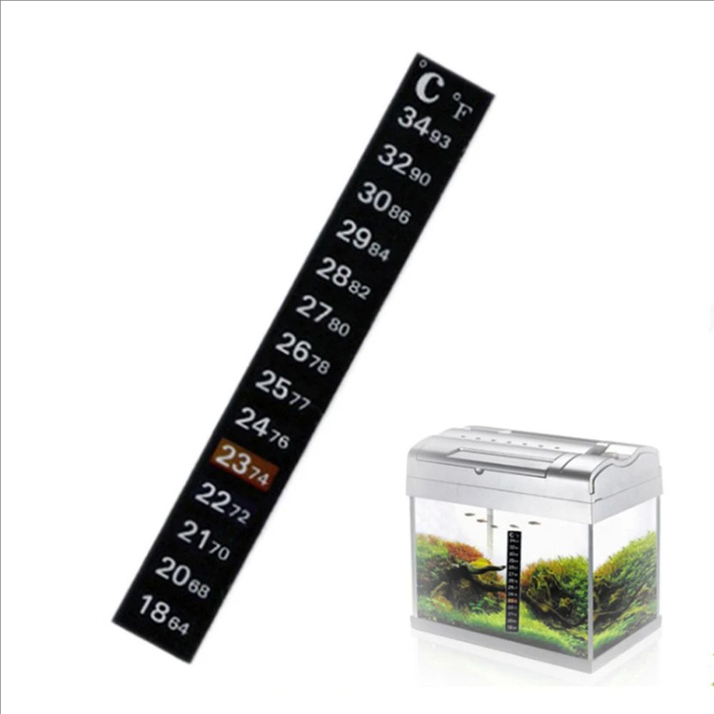 Marine Aquarium Glue - 5/10 Pezzi Termometro Adesivo per Acquario,