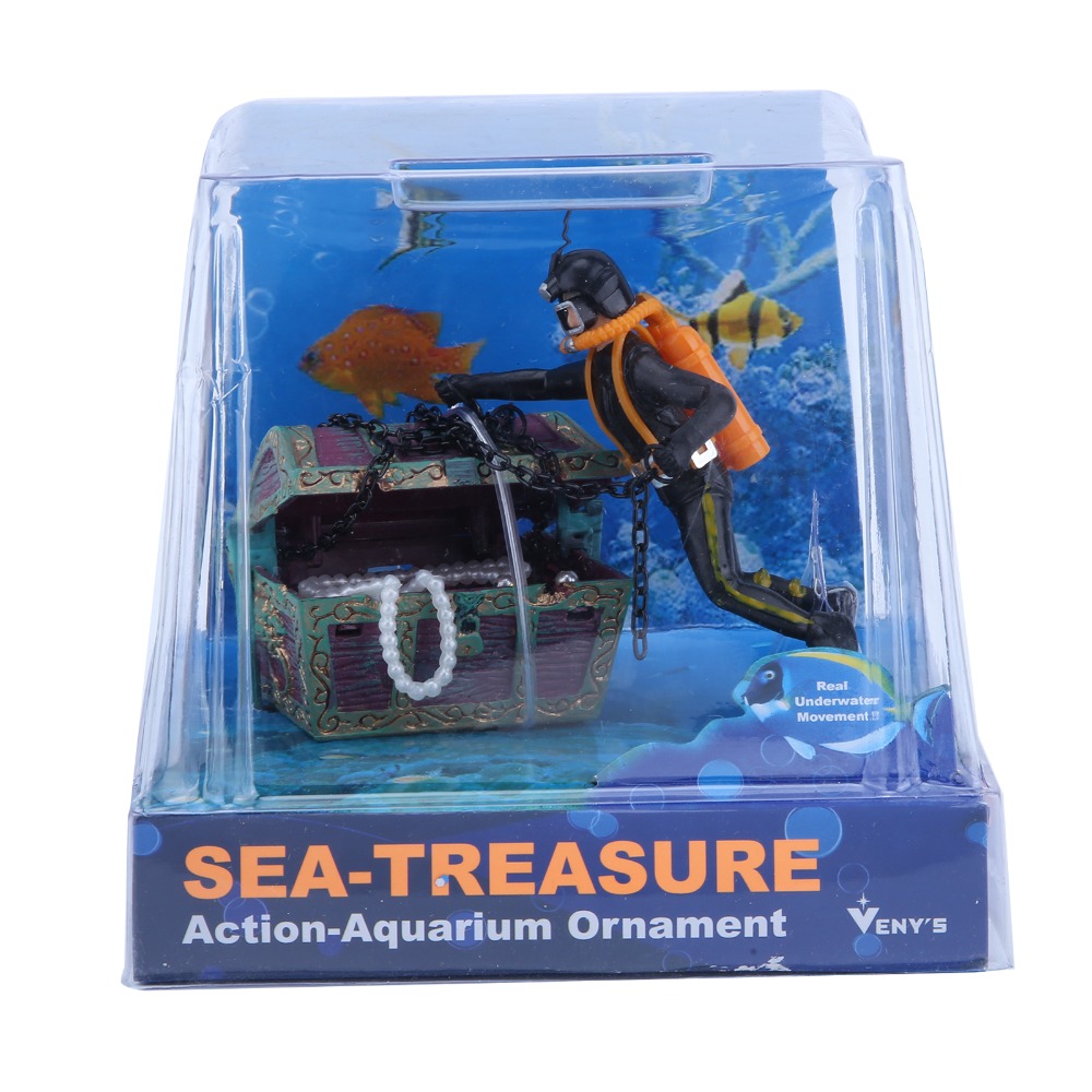 Marine Aquarium Live - Ornamento per Acquario in Resina, Decorazione