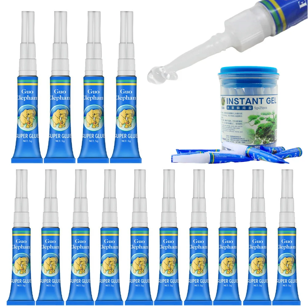Marine Aquarium Glue - Piante acquatiche Driftwood Gel subacqueo Paesaggistica