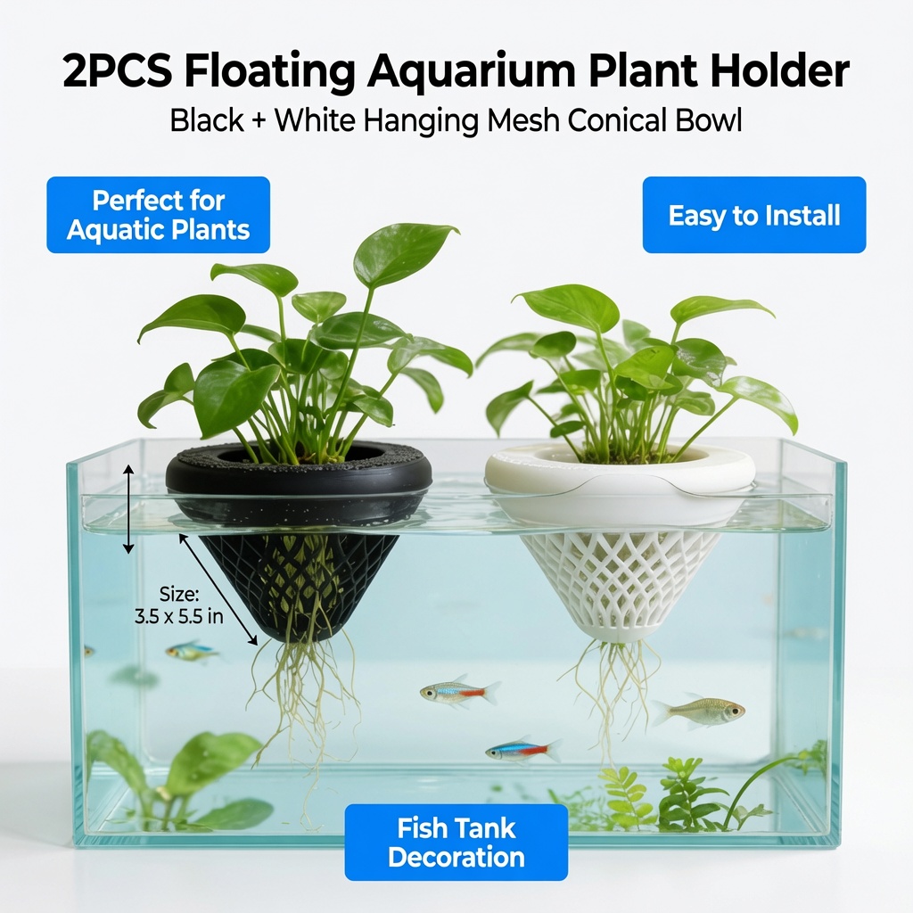 2 Pezzi Portapiante Galleggian - Aquarium Innovative Marine recensione e prezzo