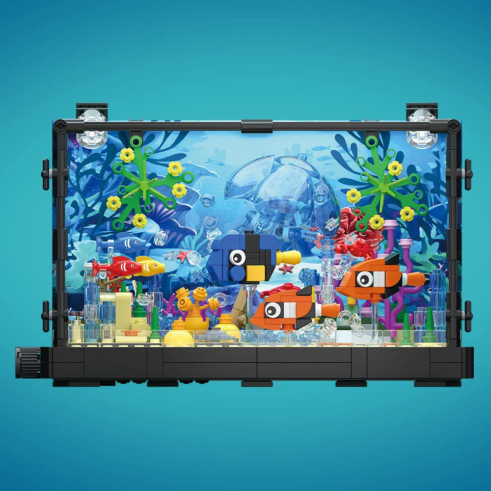 Set di blocchi da costruzione  - Marine Aquarium Cube recensione e prezzo