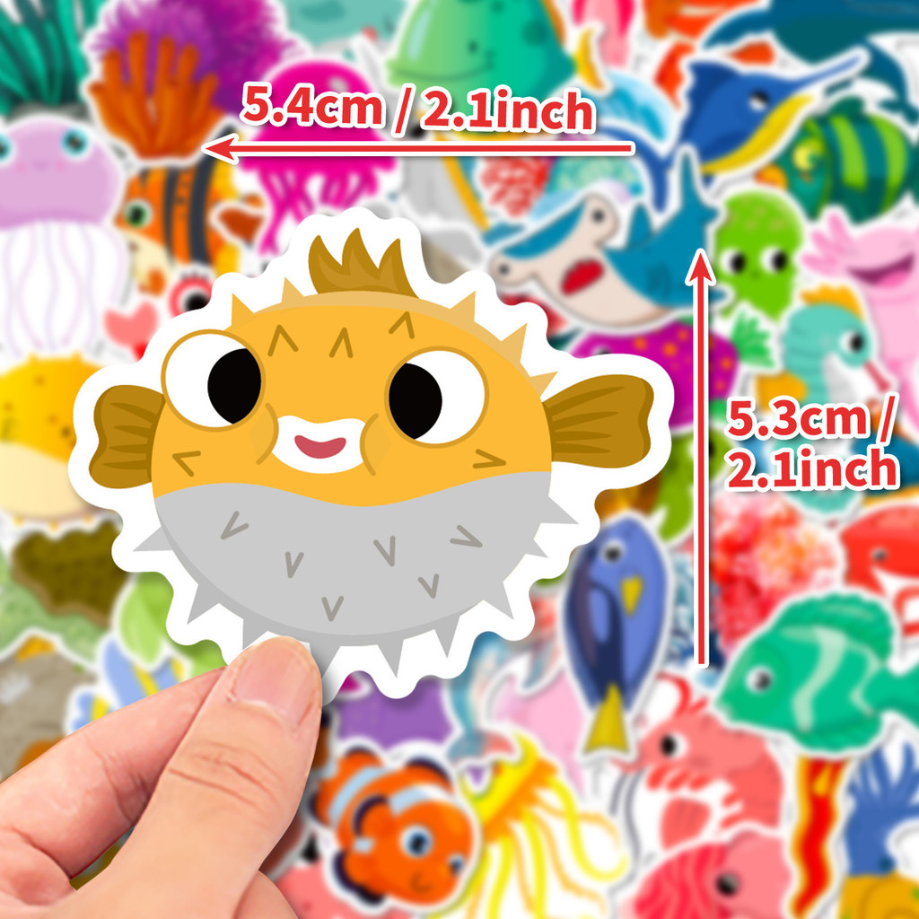 50 Adesivi con Animali Marini  - Aquarium Innovative Marine recensione e prezzo