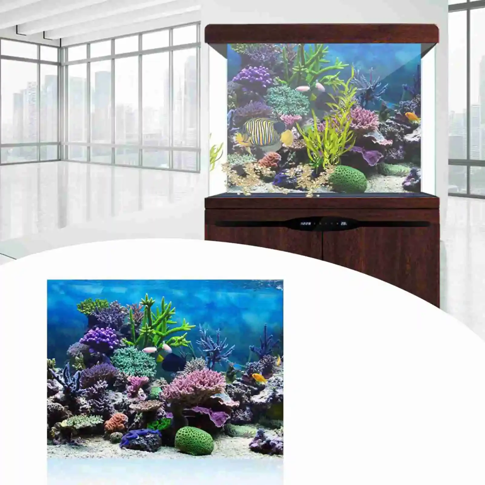 3D acquario paesaggio Poster f - Marine Aquarium Glue recensione e prezzo
