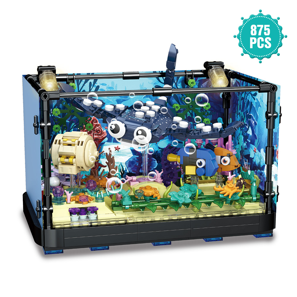 Set di blocchi per acquario co - Marine Aquarium Cube recensione e prezzo
