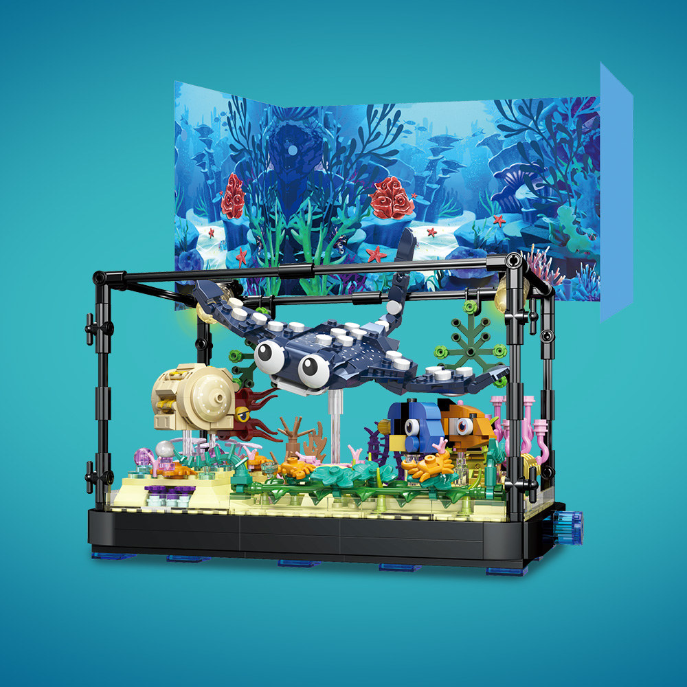 Set di blocchi per acquario co - Marine Aquarium Cube recensione e prezzo