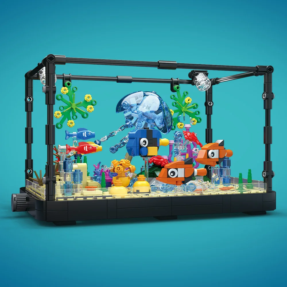 Set di blocchi da costruzione  - Marine Aquarium Cube recensione e prezzo